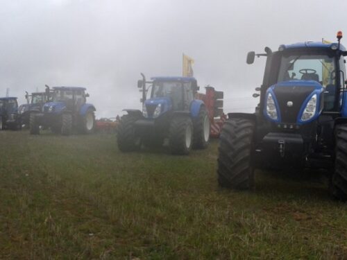 Jornada de demostración y trabajo en campo en Cantalejo 2014