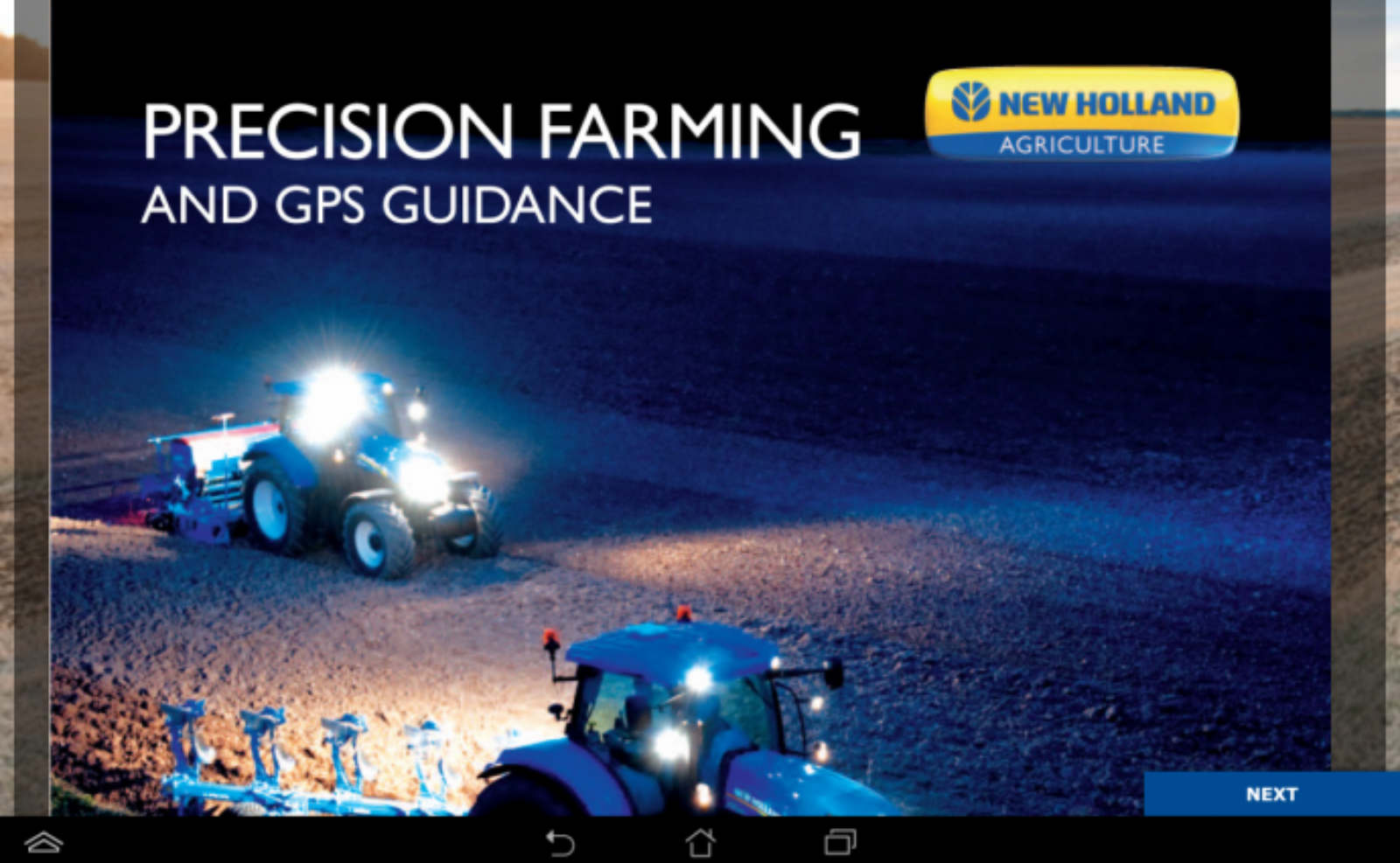 Sistemas de guiado integrado New Holland IntelliSteer