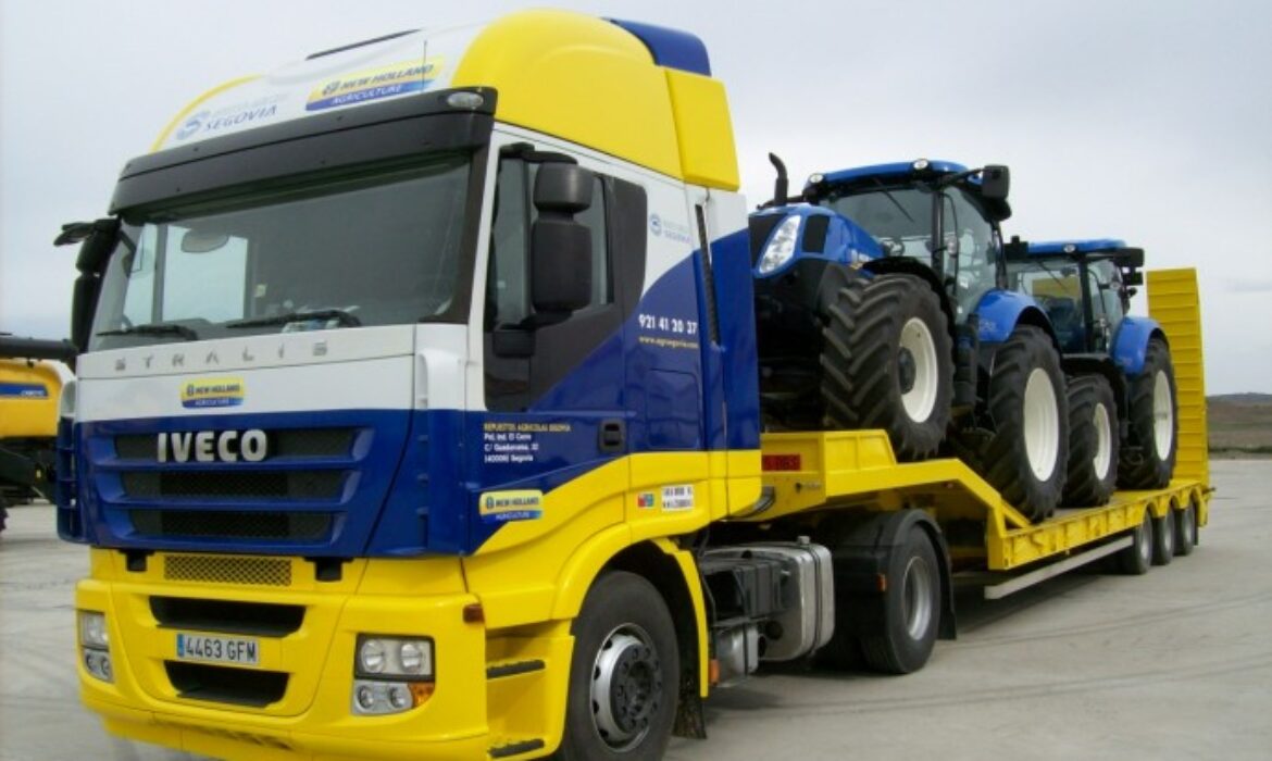 Nuevo servicio de transporte para tractores y maquinaria