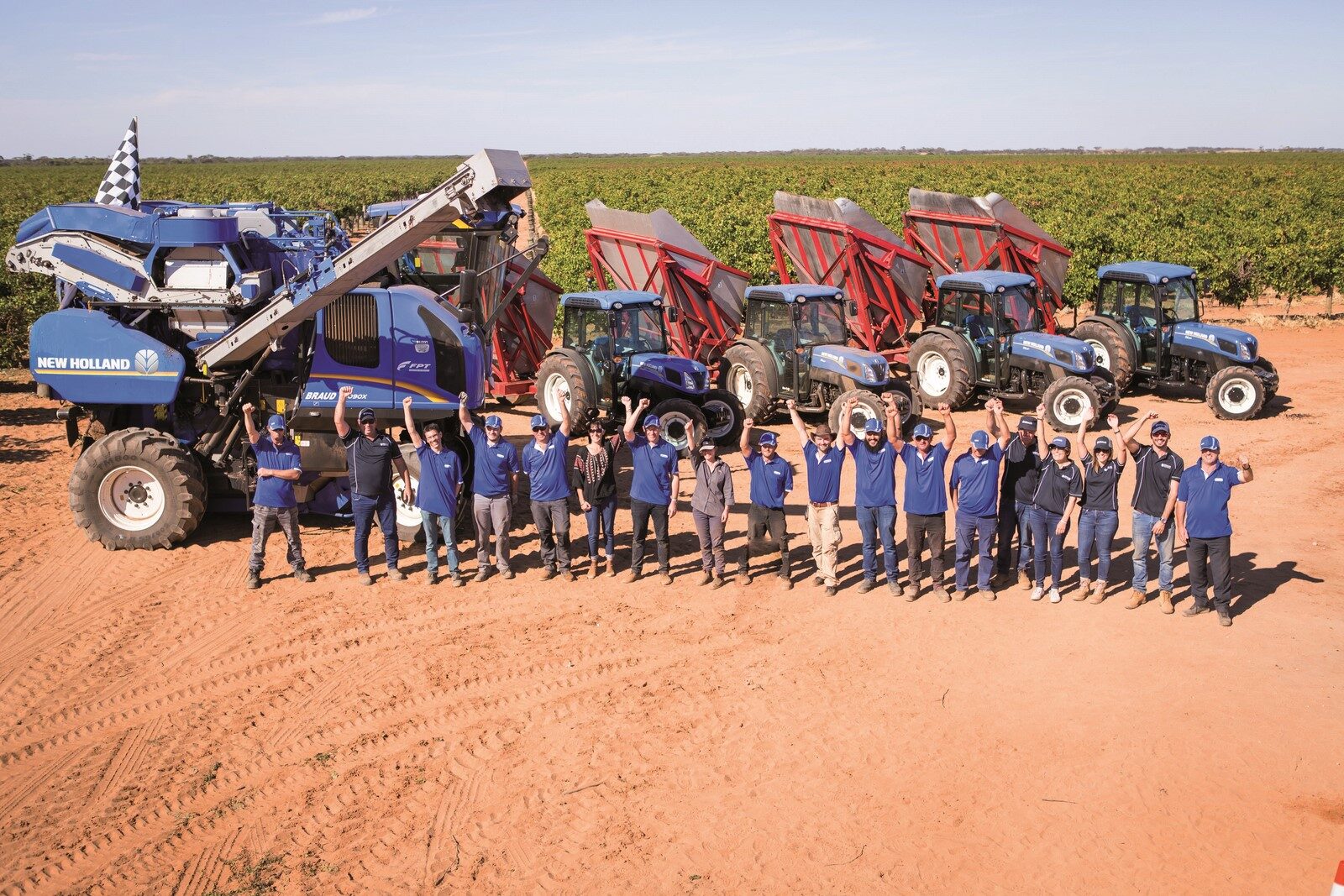 Vendimiadora Braud 9090X. Record de rendimiento.