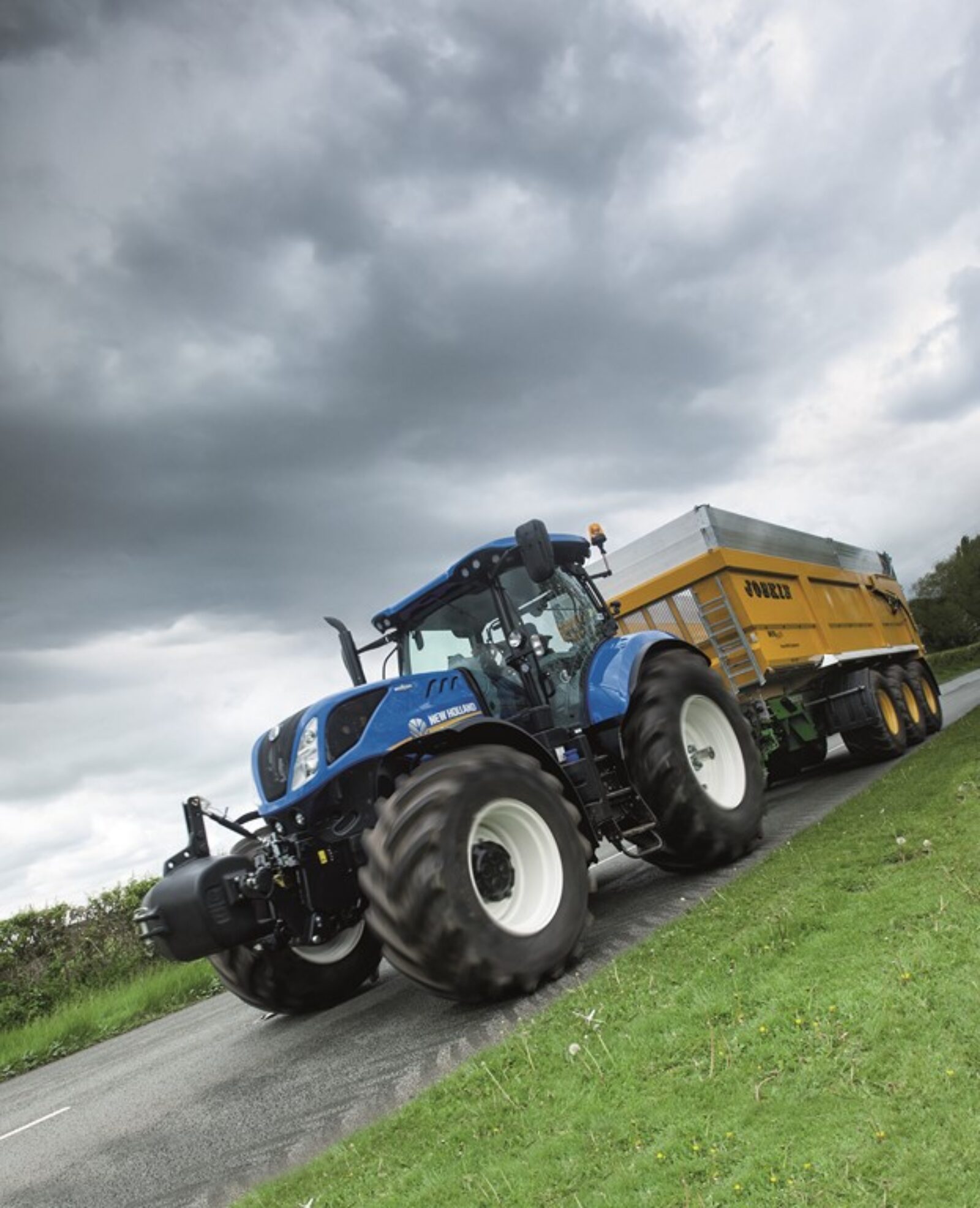 Sistema de freno inteligente de remolque de New Holland