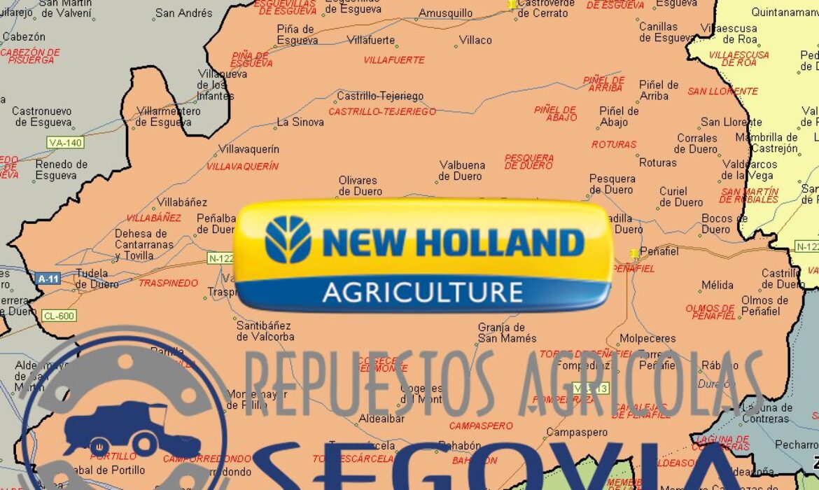 Nueva zona de distribución New Holland. Sureste de Valladolid